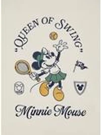 Disney Minnie Mouse Tennis Quarter Zip Women's Crewneck — BoxLunch Exclusive