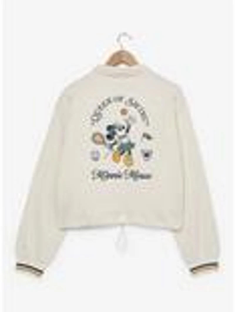 Disney Minnie Mouse Tennis Quarter Zip Women's Plus Crewneck — BoxLunch Exclusive