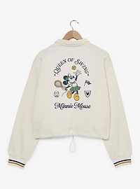Disney Minnie Mouse Tennis Quarter Zip Women's Plus Crewneck — BoxLunch Exclusive