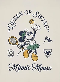 Disney Minnie Mouse Tennis Quarter Zip Women's Plus Crewneck — BoxLunch Exclusive