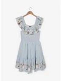 Studio Ghibli® My Neighbor Totoro Striped Floral Icons Ruffle Smock Dress