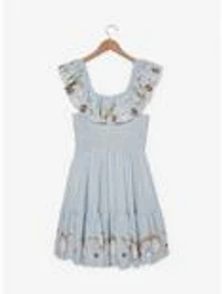 Studio Ghibli® My Neighbor Totoro Striped Floral Icons Ruffle Smock Dress