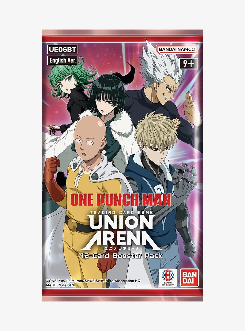 One Punch Man Union Arena Trading Card Game Booster Pack