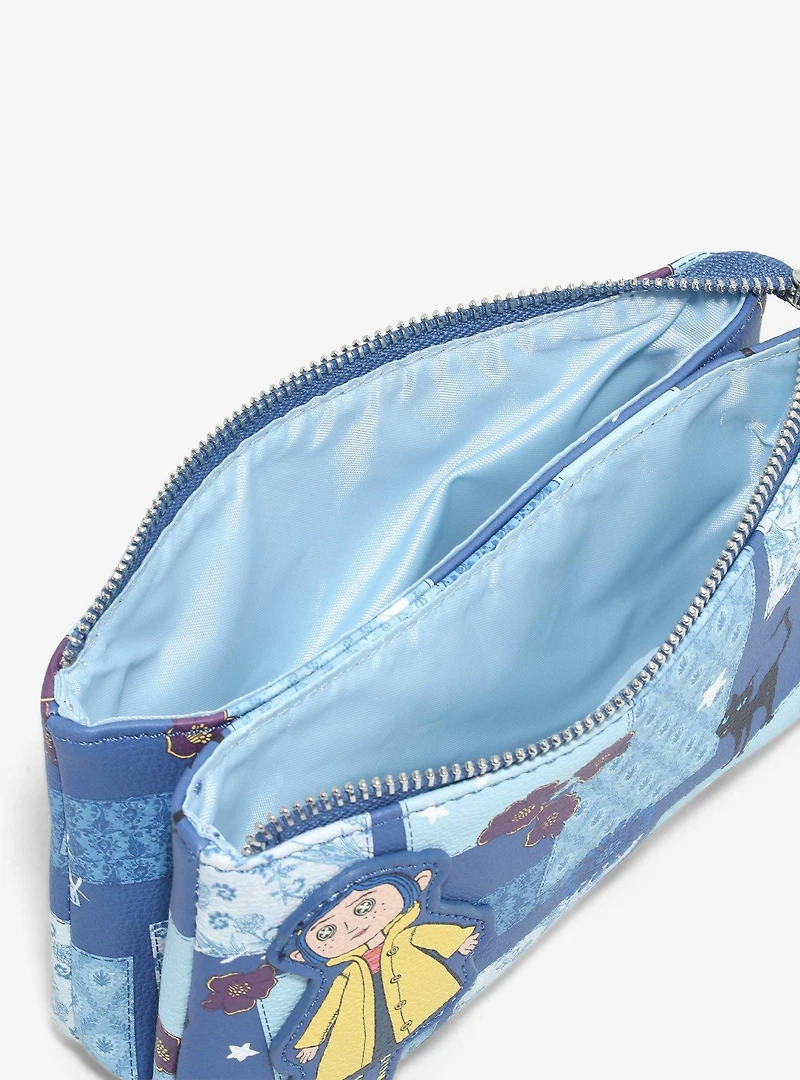 Coraline Doll Patchwork Cosmetic Bag - BoxLunch Exclusive