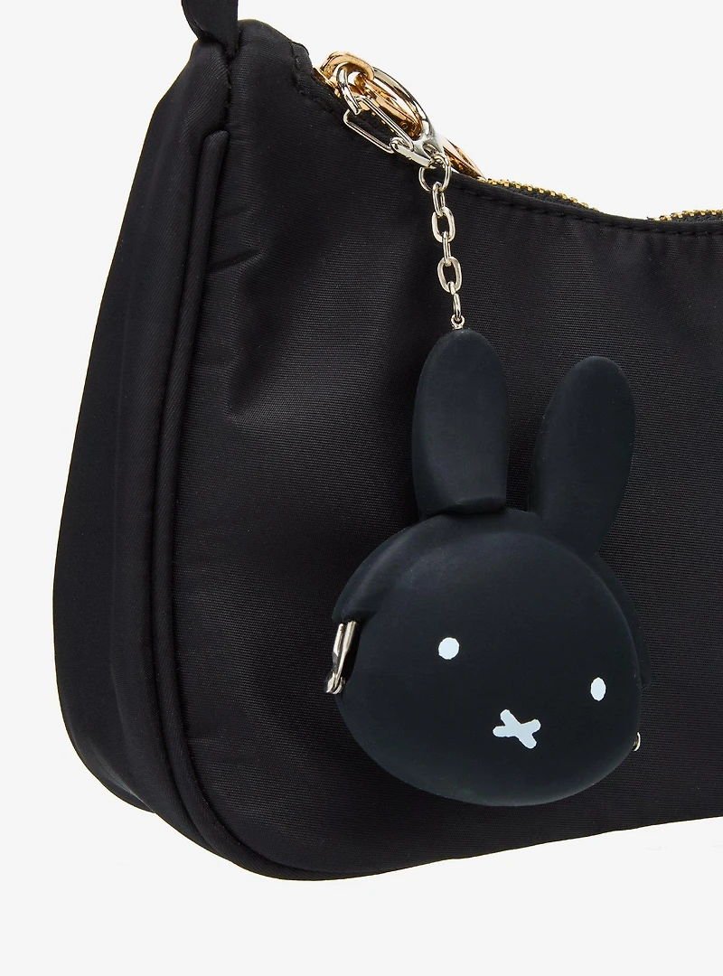 mimi POCHI Miffy Black 3D Coin Purse Keychain