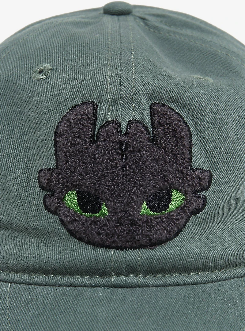 DreamWorks How to Train Your Dragon Toothless Chenille Patch Ball Cap - BoxLunch Exclusive