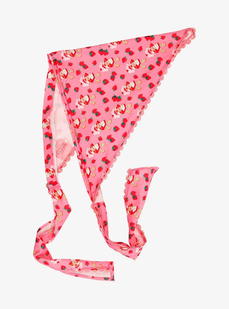 Strawberry Shortcake Berry Allover Print Head Scarf — BoxLunch Exclusive