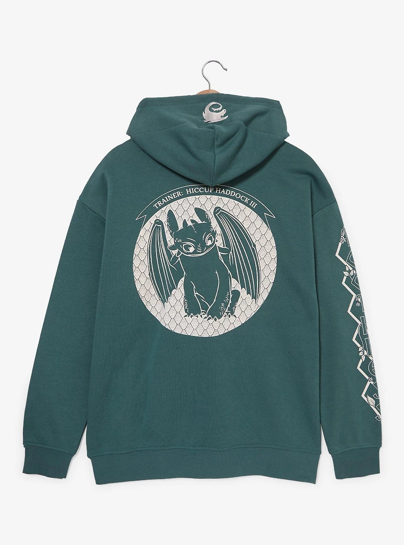 DreamWorks How to Train Your Dragon Toothless Tonal Portrait Hoodie - BoxLunch Exclusive