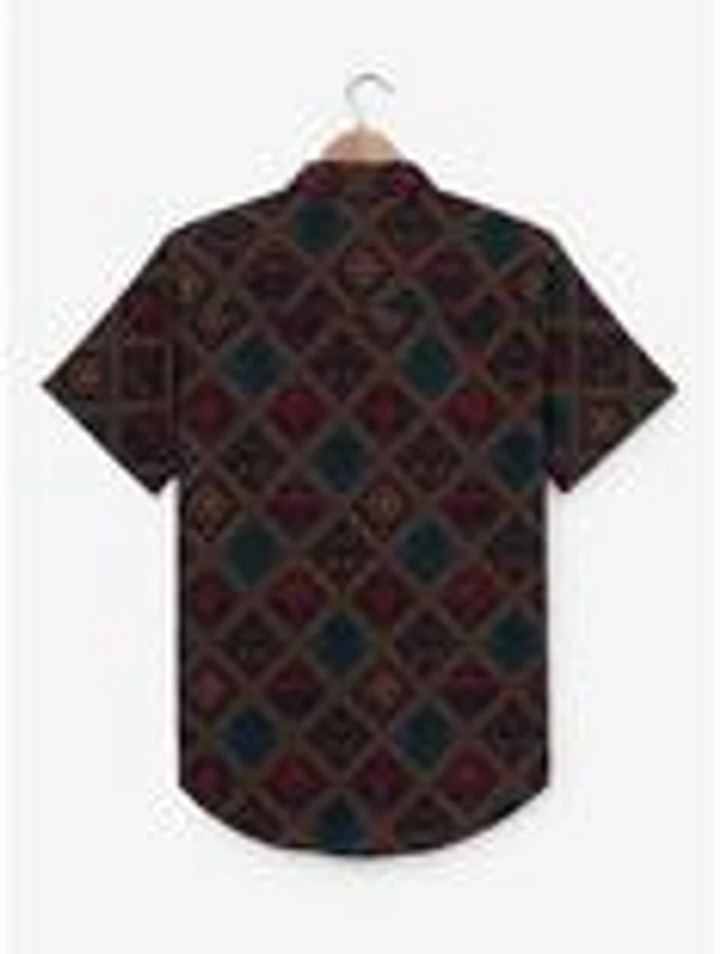 DreamWorks How to Train Your Dragon Toothless Icons Allover Print Woven Button-Up - BoxLunch Exclusive