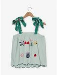 Studio Ghibli® Kiki's Delivery Service Embroidered Floral Logo Women's Tank