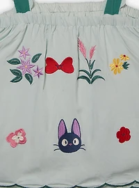 Studio Ghibli® Kiki's Delivery Service Embroidered Floral Logo Women's Plus Tank