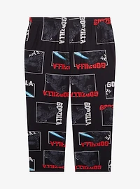 Godzilla Panel Portraits Allover Print Women's Plus Sleep Pants - BoxLunch Exclusive
