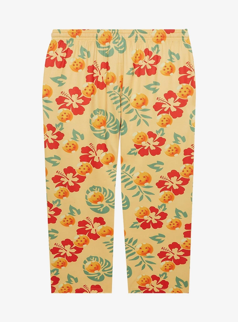 Dragon Ball Z Floral Balls Allover Print Women's Plus Sleep Pants - BoxLunch Exclusive