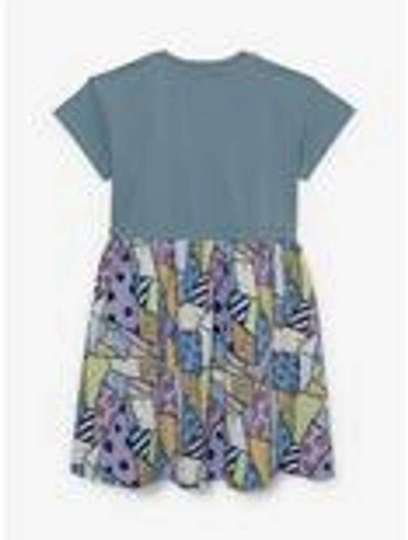 Disney The Nightmare Before Christmas Sally Patchwork Toddler T-Shirt Dress - BoxLunch Exclusive