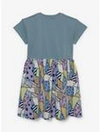 Disney The Nightmare Before Christmas Sally Patchwork Toddler T-Shirt Dress - BoxLunch Exclusive