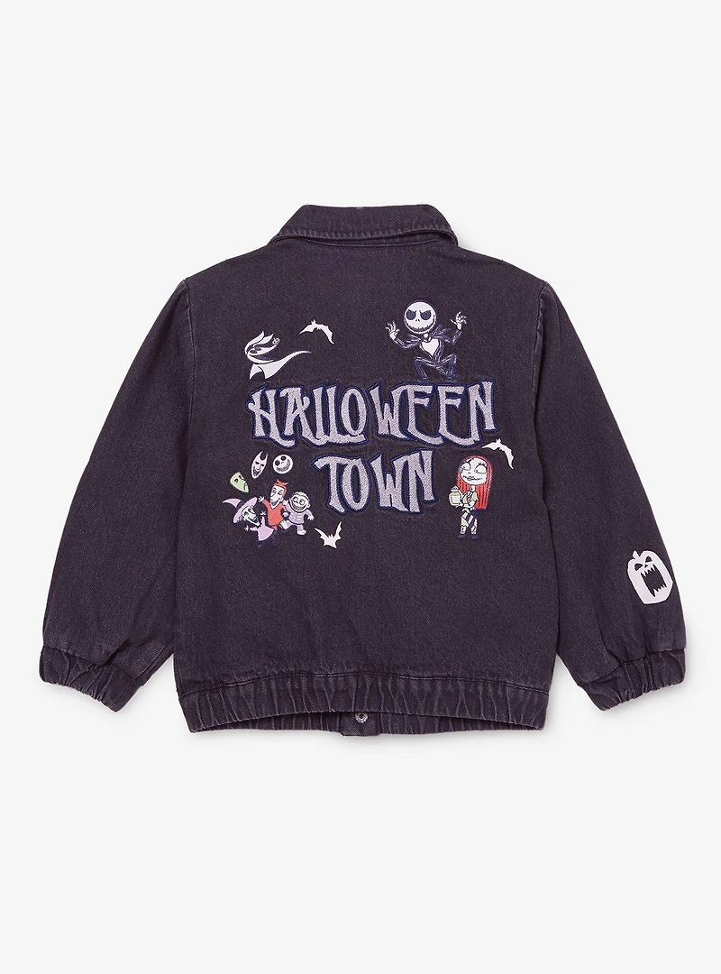 Disney The Nightmare Before Christmas Halloween Town Icons Toddler Denim Jacket - BoxLunch Exclusive