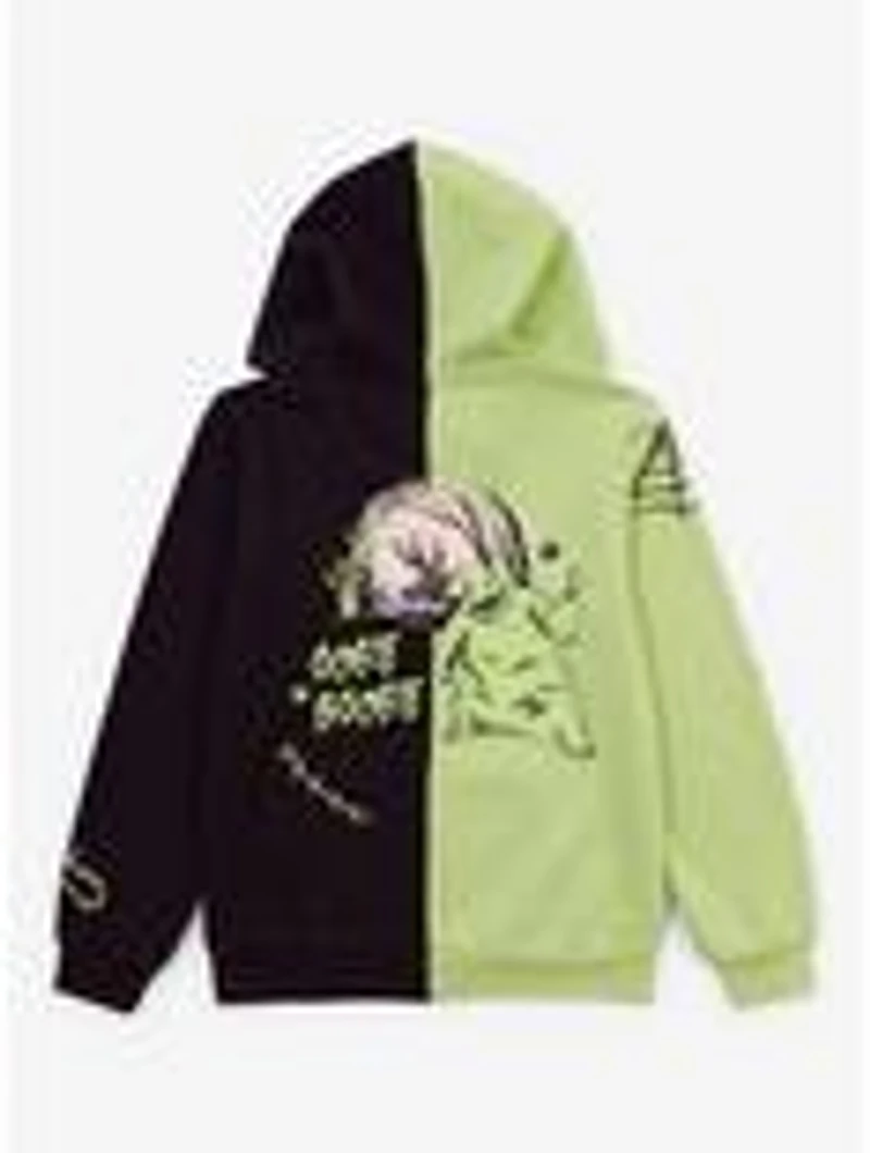 Disney The Nightmare Before Christmas Oogie Boogie Color Block Youth Hoodie - BoxLunch Exclusive