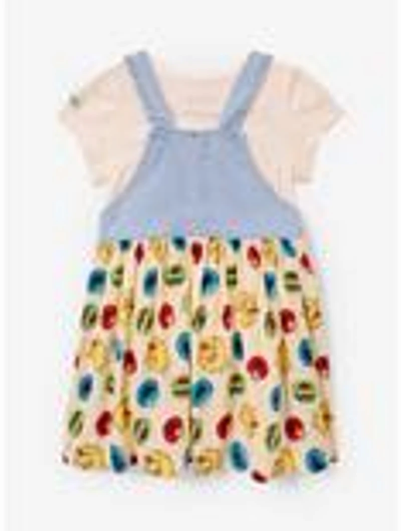 Sesame Street Elmo and Friends Denim Toddler Dress & T-Shirt Set — BoxLunch Exclusive
