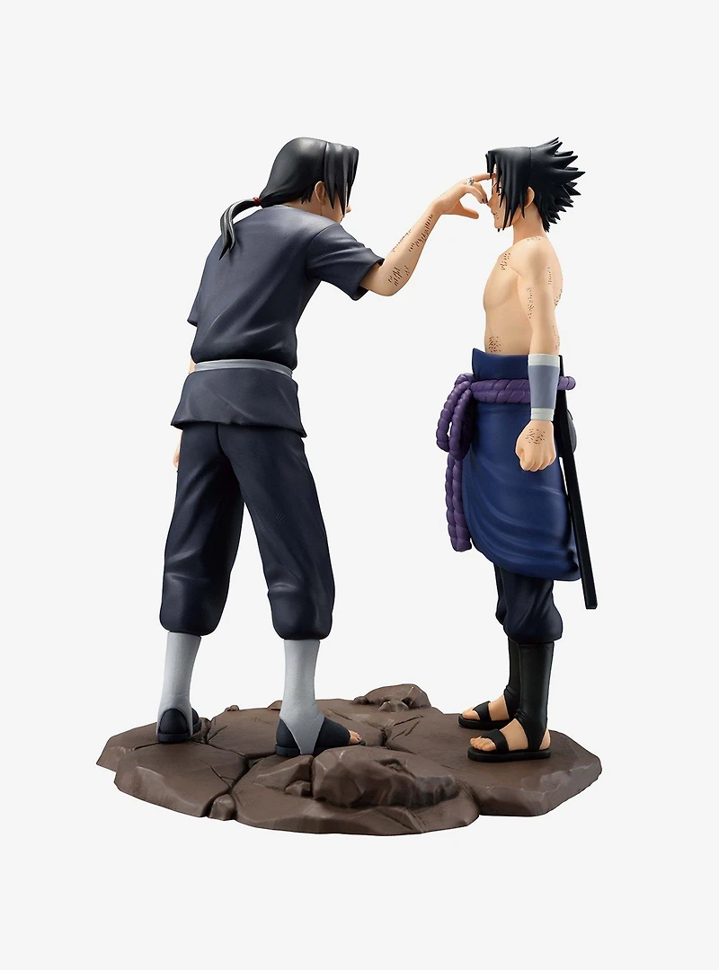 Bandai Spirits Naruto Shippuden Revible Moment Sasuke Uchiha & Itachi Uchiha (Red Eyes Reflecting the Heart) Figure