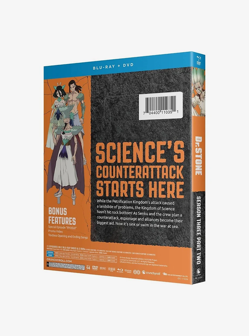Dr. Stone: Season 3 Part 2 Blu-Ray