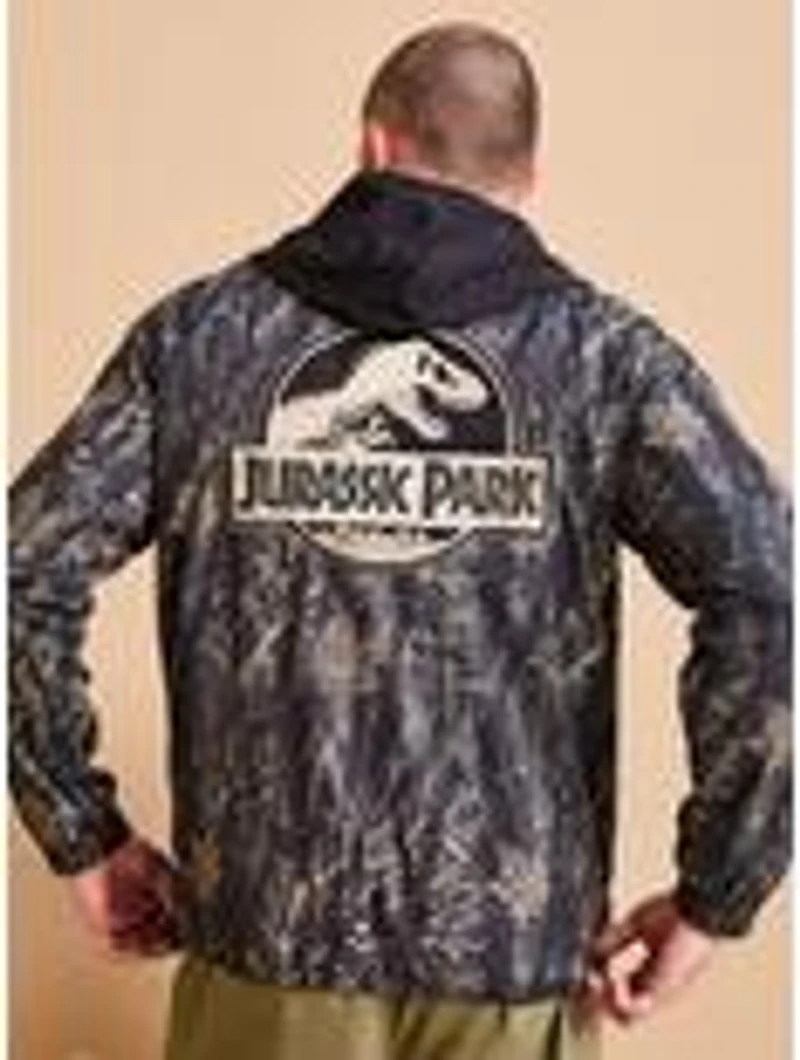 Jurassic Park Logo Quarter Zip Windbreaker Jacket — BoxLunch Exclusive