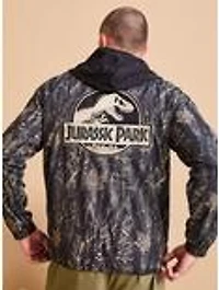 Jurassic Park Logo Quarter Zip Windbreaker Jacket — BoxLunch Exclusive