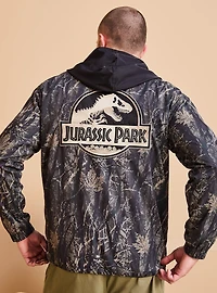 Jurassic Park Logo Quarter Zip Windbreaker Jacket — BoxLunch Exclusive