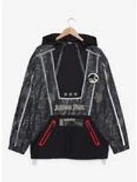 Jurassic Park Logo Quarter Zip Windbreaker Jacket — BoxLunch Exclusive