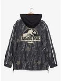 Jurassic Park Logo Quarter Zip Windbreaker Jacket — BoxLunch Exclusive