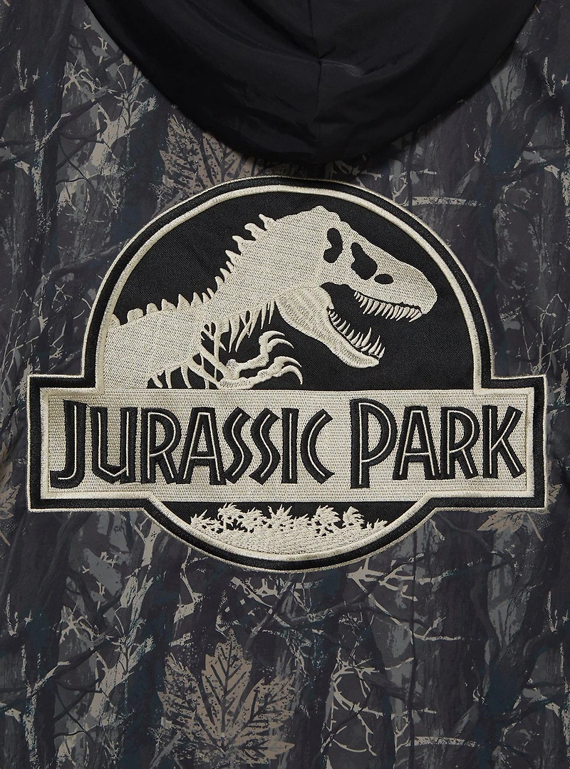 Jurassic Park Logo Quarter Zip Windbreaker Jacket — BoxLunch Exclusive
