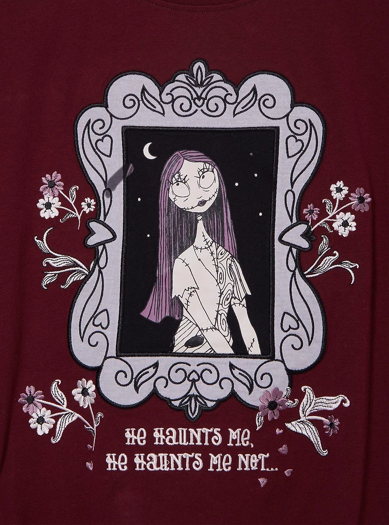 Disney The Nightmare Before Christmas Sally Frame Portrait Women's Cropped T-Shirt - BoxLunch Exclusive