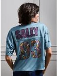 Disney The Nightmare Before Christmas Sally Women's Cropped Football Jersey - BoxLunch Exclusive