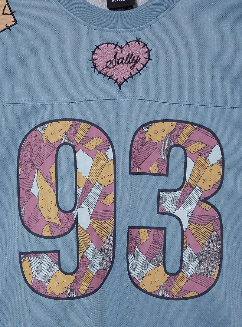 Disney The Nightmare Before Christmas Sally Women's Cropped Football Jersey - BoxLunch Exclusive