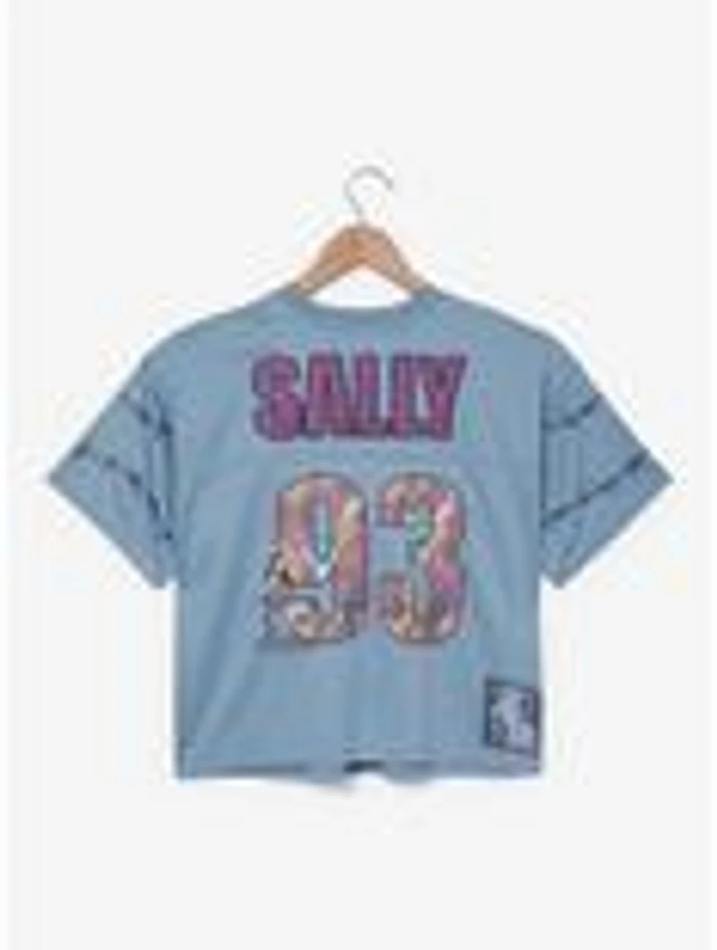 Disney The Nightmare Before Christmas Sally Women's Cropped Football Jersey - BoxLunch Exclusive