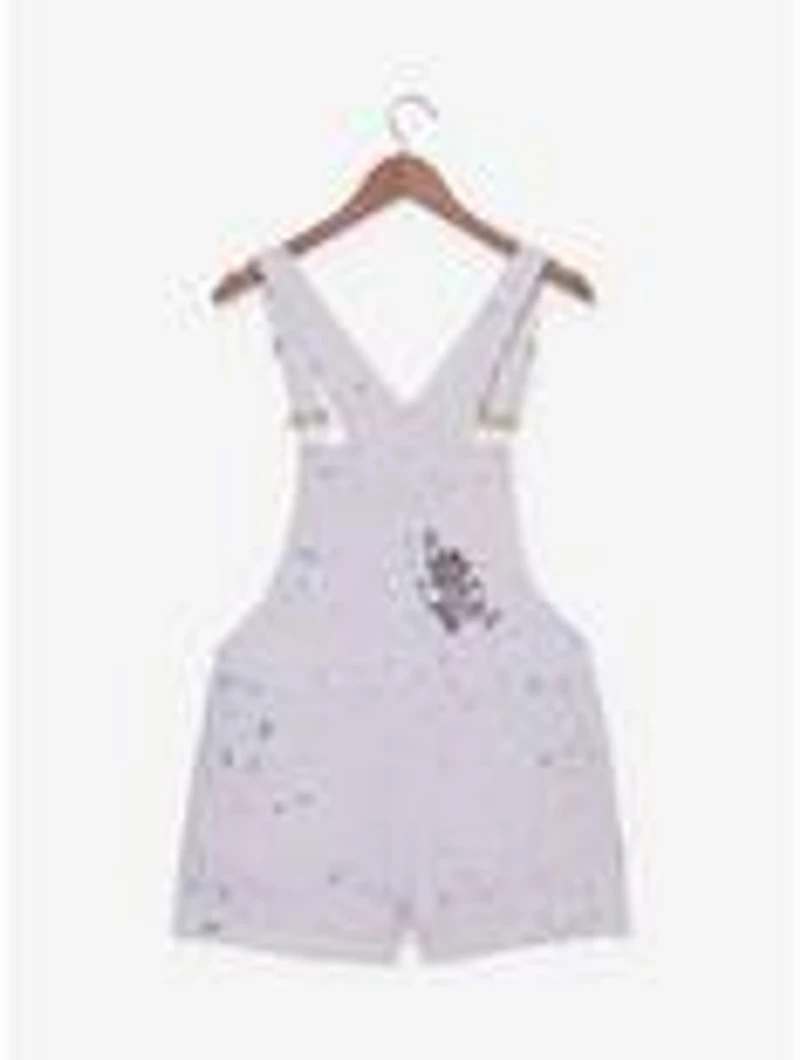 Disney The Aristocats Kittens Paint Splatter Women's Short Overalls - BoxLunch Exclusive