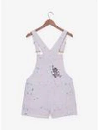 Disney The Aristocats Kittens Paint Splatter Women's Short Overalls - BoxLunch Exclusive