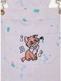 Disney The Aristocats Kittens Paint Splatter Women's Short Overalls - BoxLunch Exclusive