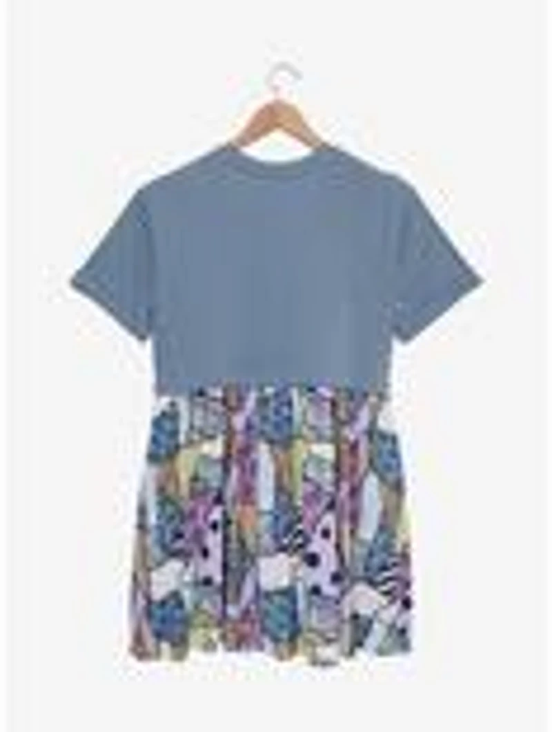 Disney The Nightmare Before Christmas Sally Patchwork Plus T-Shirt Dress - BoxLunch Exclusive