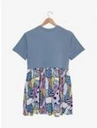 Disney The Nightmare Before Christmas Sally Patchwork Plus T-Shirt Dress - BoxLunch Exclusive