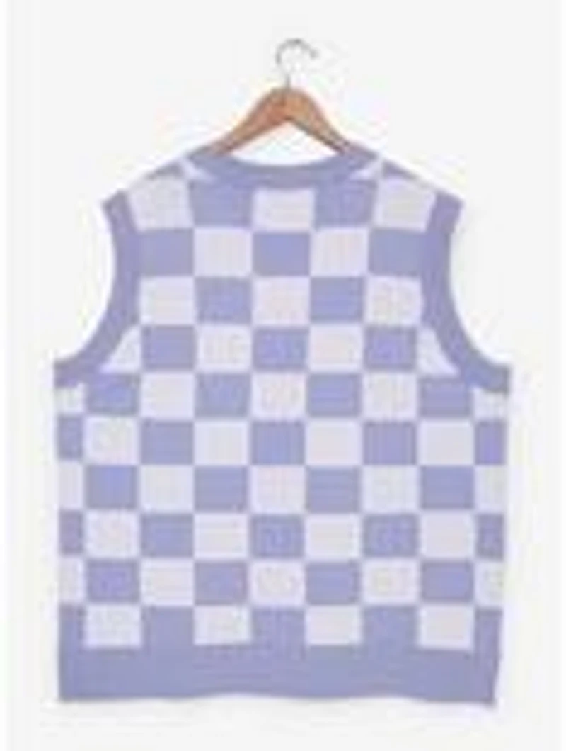 Disney The Aristocats Kittens Checkered Women's Plus Sweater Vest - BoxLunch Exclusive