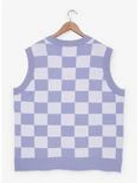 Disney The Aristocats Kittens Checkered Women's Plus Sweater Vest - BoxLunch Exclusive