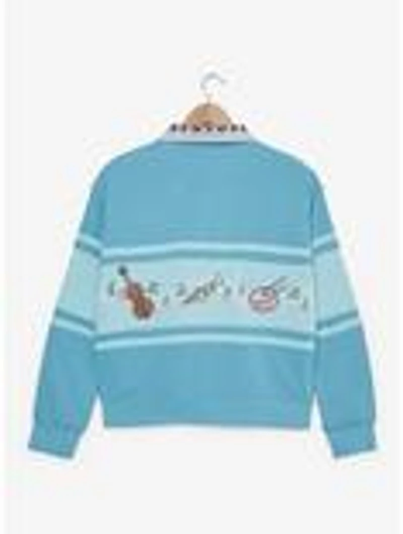 Disney The Aristocats Piano Quarter Zip Women's Crewneck — BoxLunch Exclusive