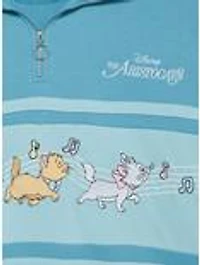 Disney The Aristocats Piano Quarter Zip Women's Crewneck — BoxLunch Exclusive