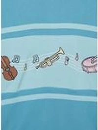 Disney The Aristocats Piano Quarter Zip Women's Plus Crewneck — BoxLunch Exclusive