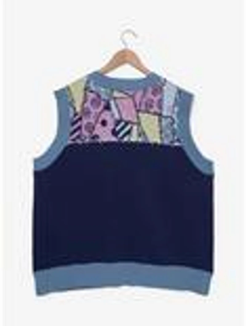 Disney The Nightmare Before Christmas Sally Icons Women's Plus Sweater Vest - BoxLunch Exclusive