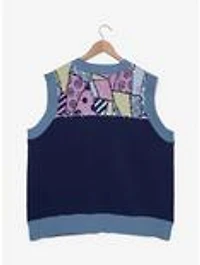 Disney The Nightmare Before Christmas Sally Icons Women's Plus Sweater Vest - BoxLunch Exclusive