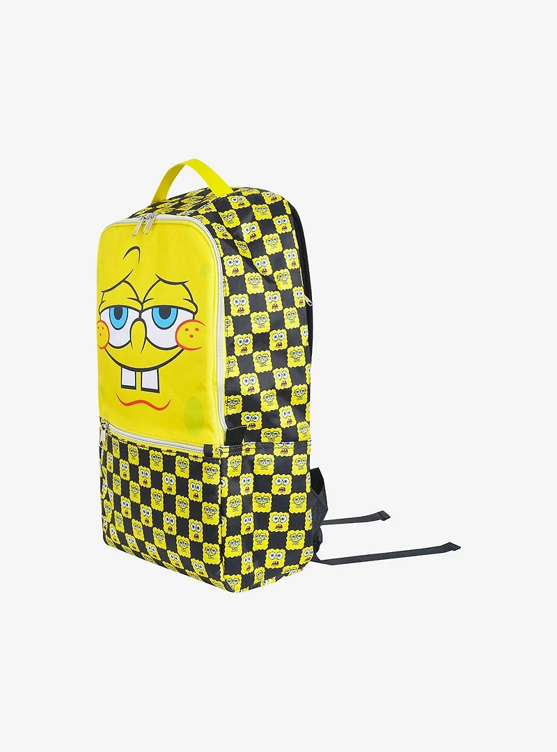 FUL SpongeBob SquarePants Checkered Big Face Backpack
