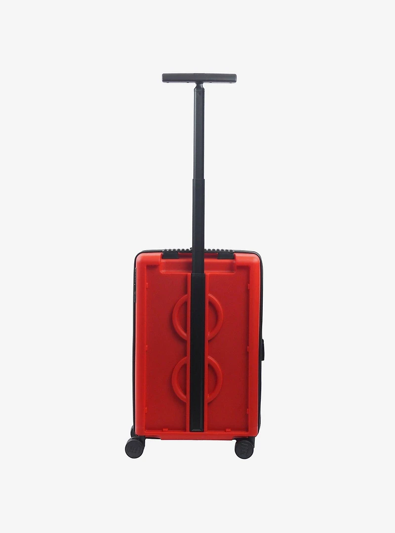 FUL LEGO Signature Brick 2x3 Trolley Expandable Carry-On Luggage Red