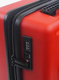 FUL LEGO Signature Brick 2x3 Trolley Expandable Carry-On Luggage Red