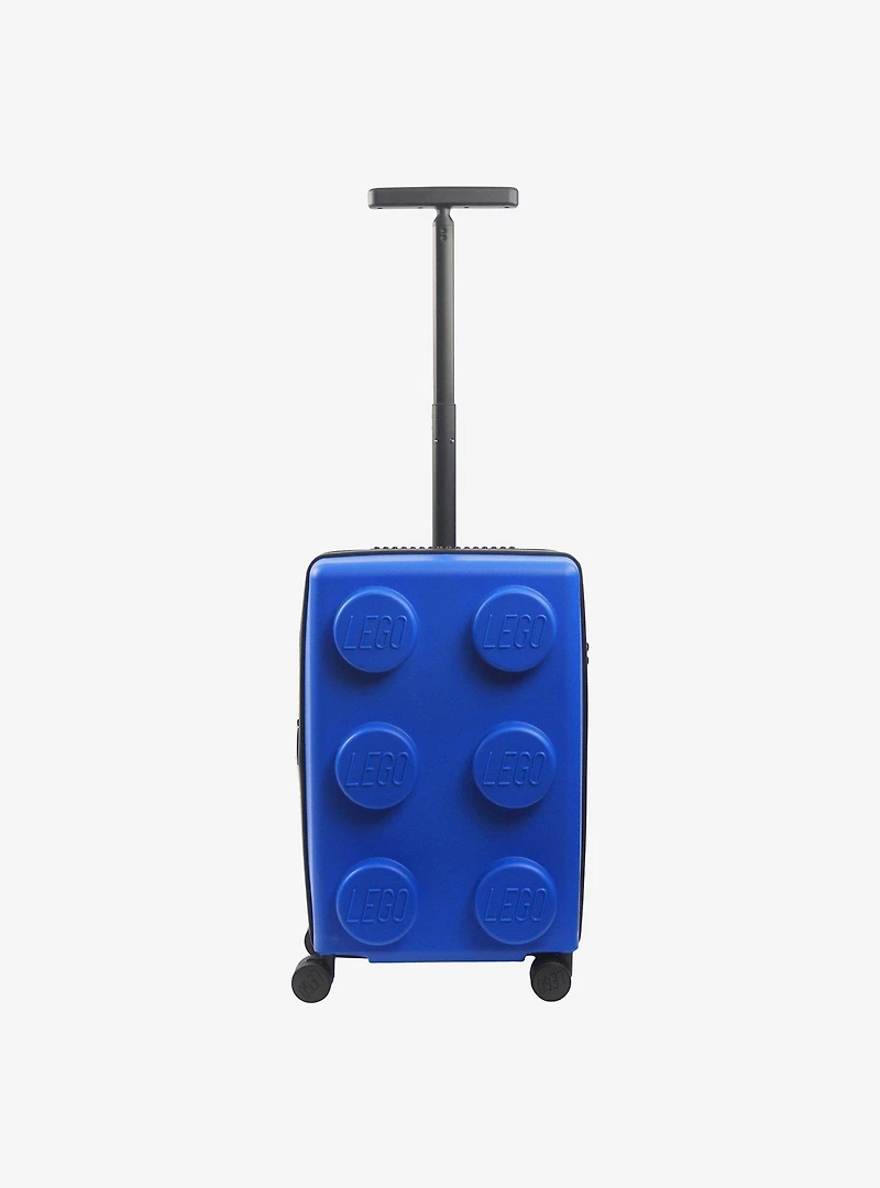 FUL LEGO Signature Brick 2x3 Trolley Expandable Carry-On Luggage Blue